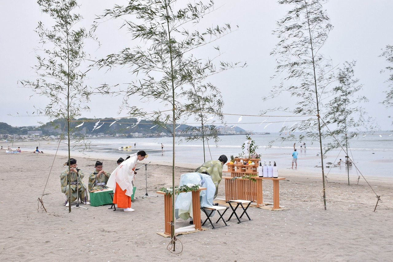 海開き式（由比ガ浜海水浴場）