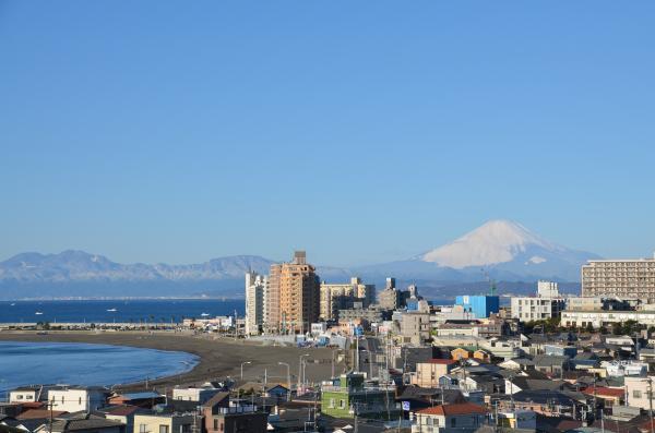 鎌倉富士見墓苑からの眺め