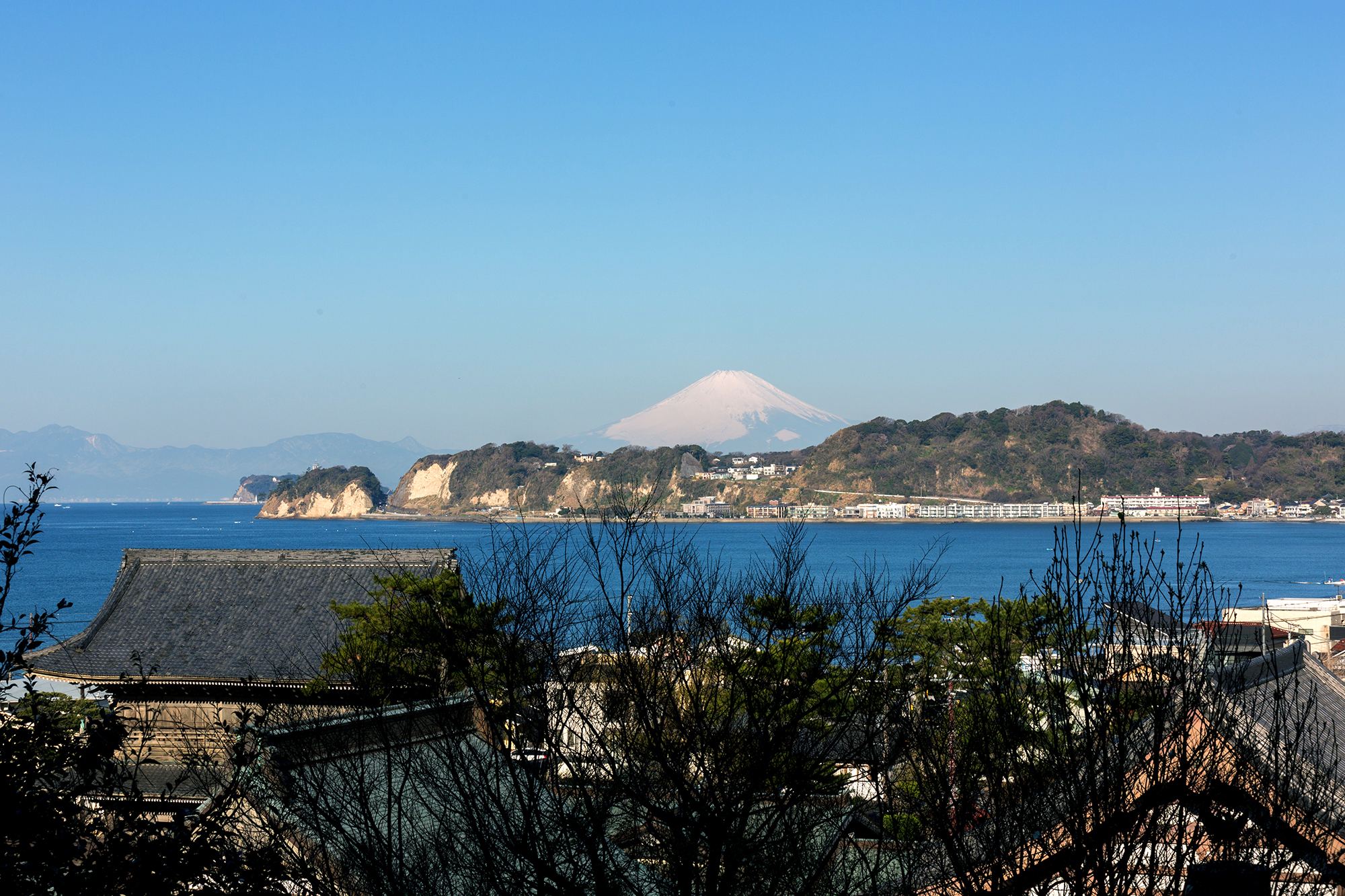 『山門×富士山』光明寺裏山から見る大パノラマ