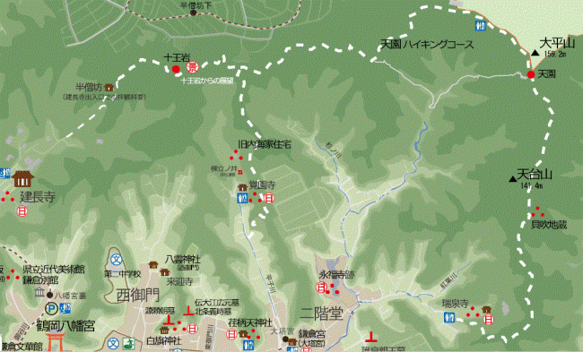 1.天園ハイキングコースの基本情報